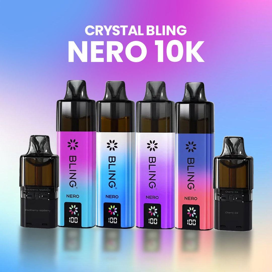 Crystal Bling Nero 10k Vape Explained: Design, Battery & Usage Crystal Bling Nero 10k Vape Explained: Design, Battery & Usage