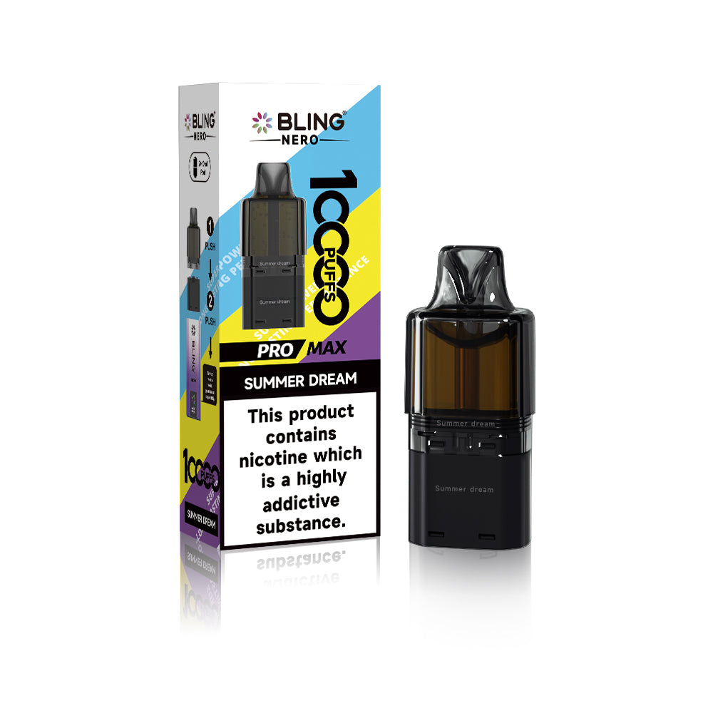 Crystal Bling Nero 10k Pods - Summer Dream