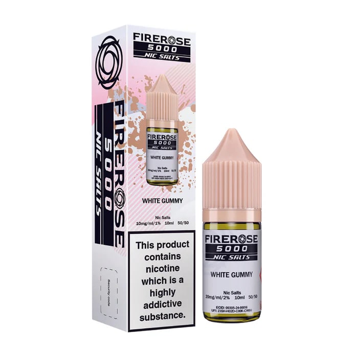Elux Firerose 5000 Nic Salt - White Gummy