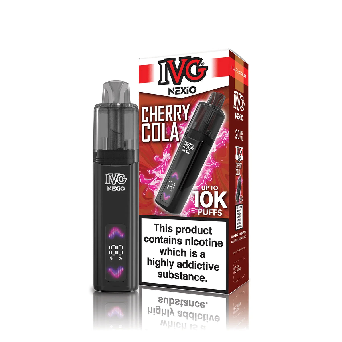 IVG Nexio 10k Vape Kit - Cherry Cola