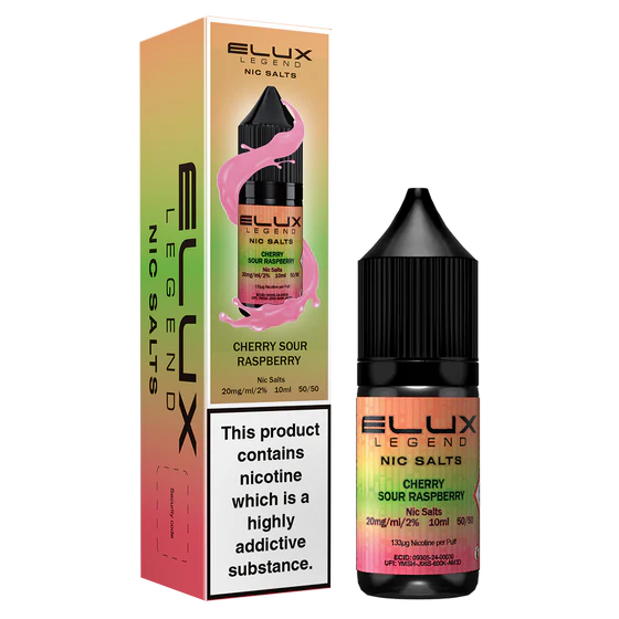 Elux Legend Nic Salts Liquid - Cherry Sour Raspberry