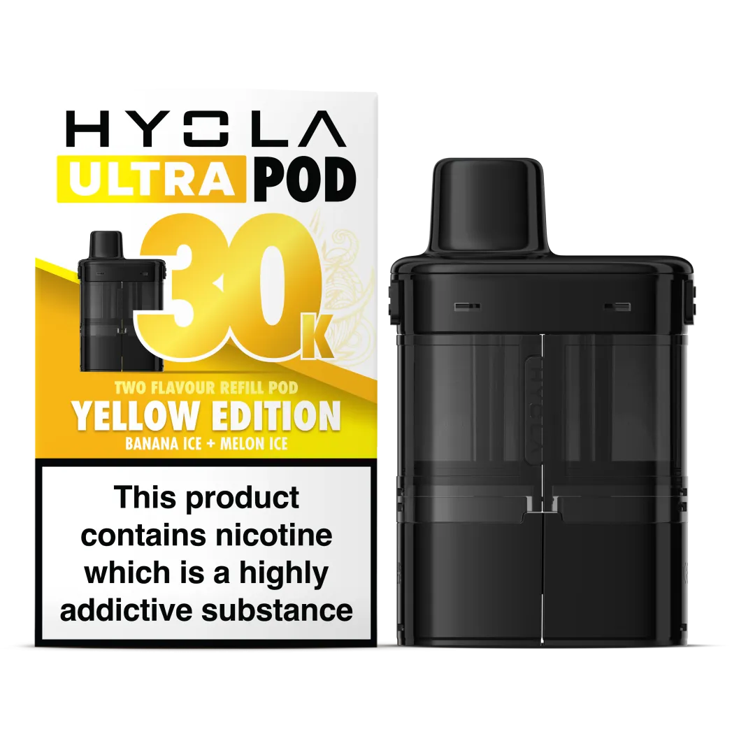 Hyola Ultra 30K Replacement Pods - Yellow Edition