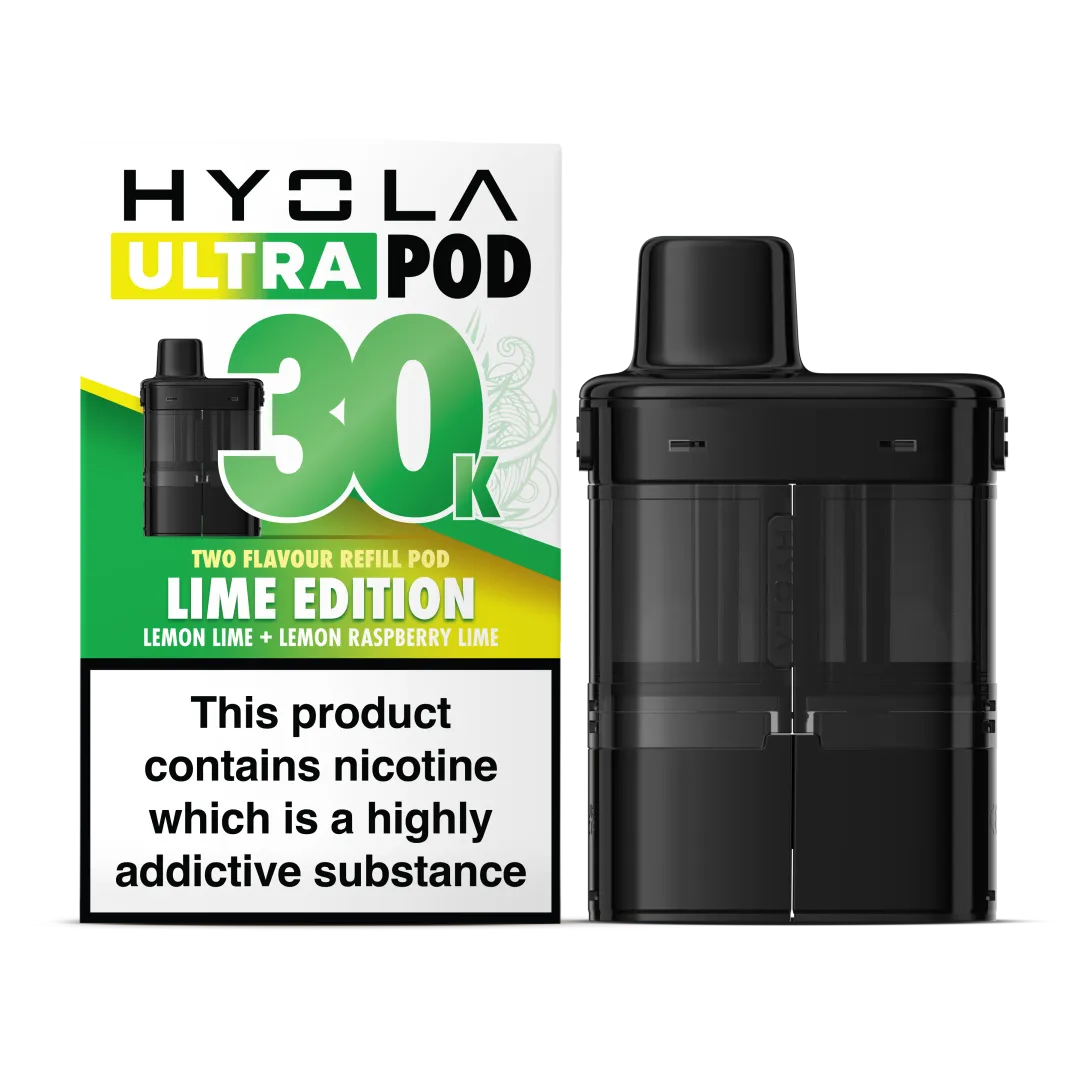 Hyola Ultra 30K Replacement Pods - Lime Edition