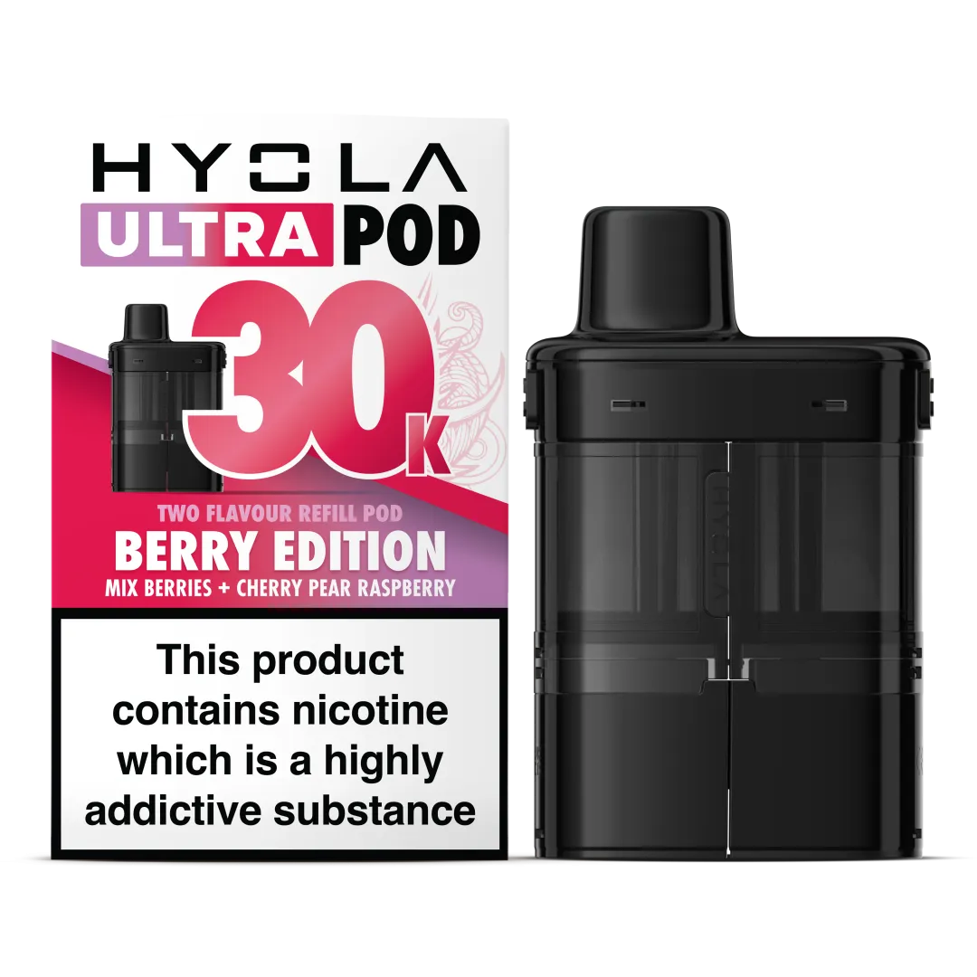 Hyola Ultra 30K Replacement Pods - Berry Edition