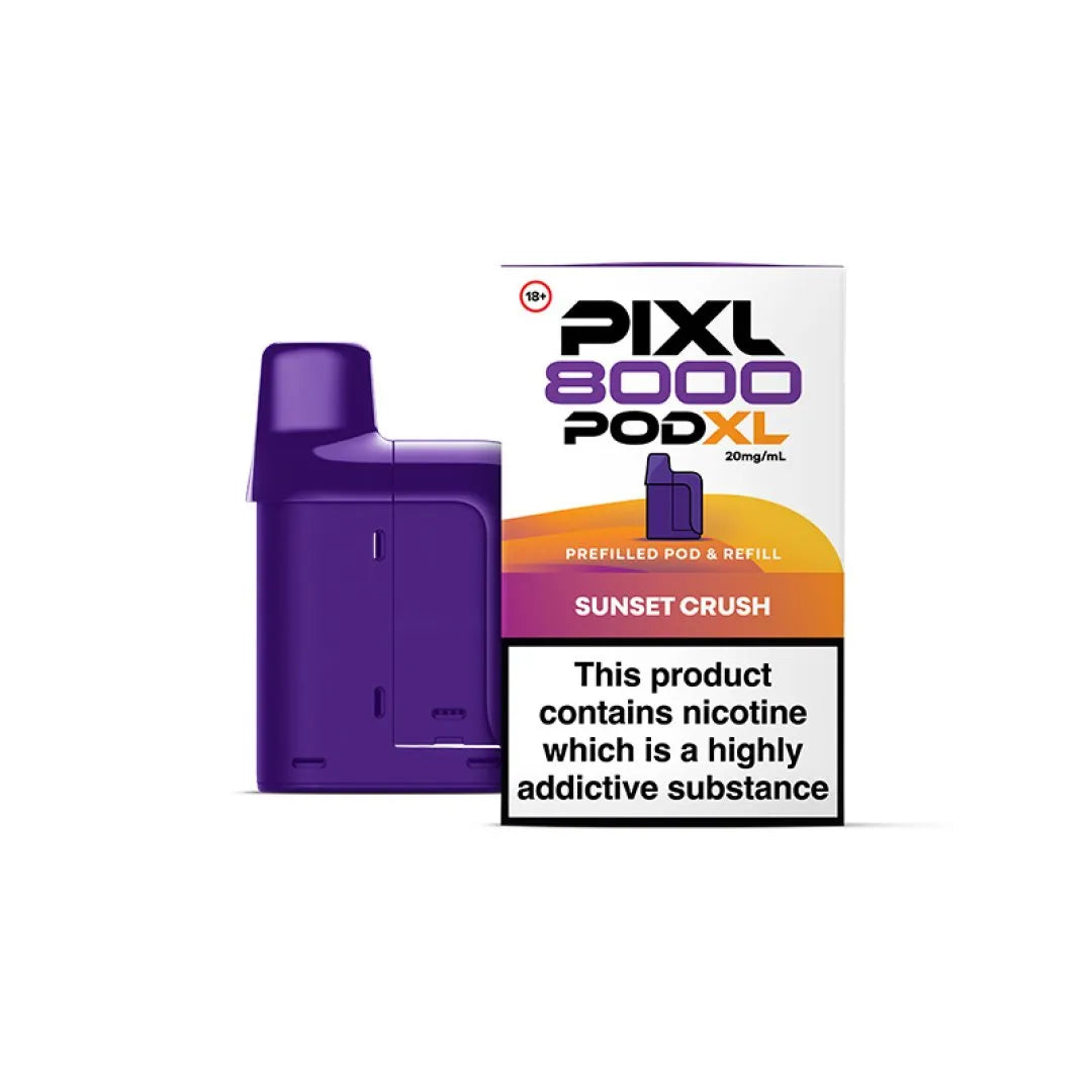 Pixl 8000 Replacement Pods - Sunset Crush