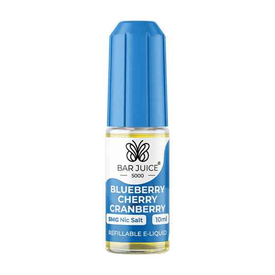 Shop Bar Juice 5000 Nic Salts E - liquid - Blueberry Cherry Cranberry