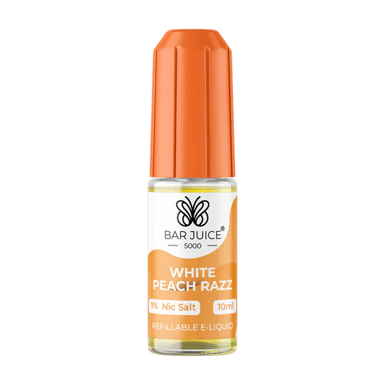 Shop Bar Juice 5000 Nic Salts E - liquid - White Peach Razz