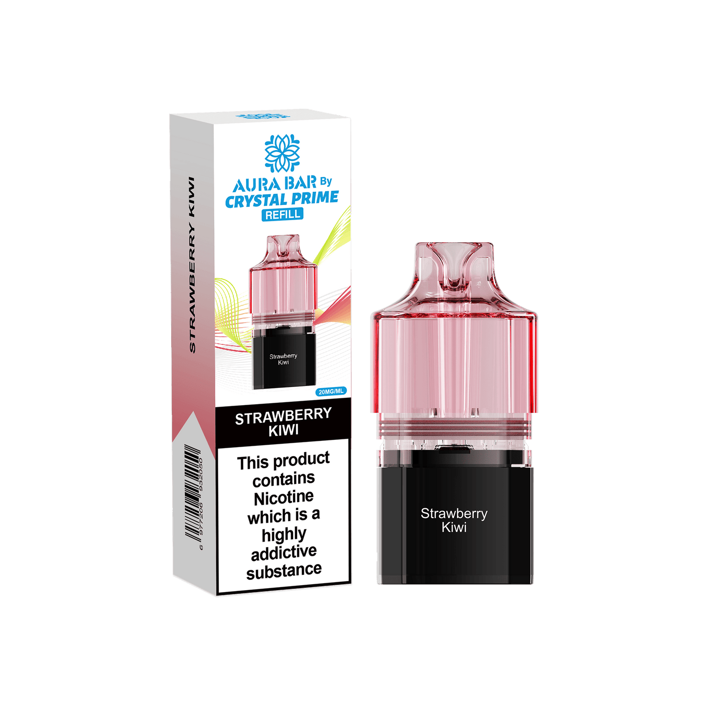 Shop Crystal Prime 10000 Vape Pods - Strawberry Kiwi