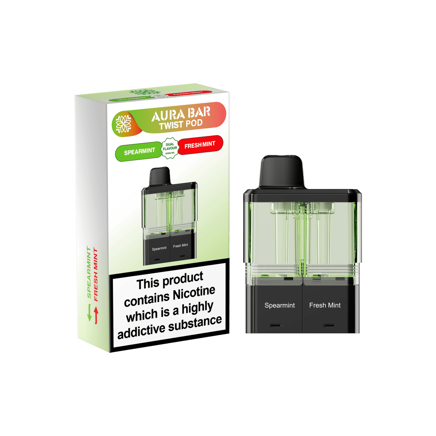 Shop Crystal Prime Twist 40k Pods - Spearmint/Fresh Mint