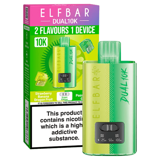 Shop Elf Bar Dual 10k Refillable Pods - Green Edition
