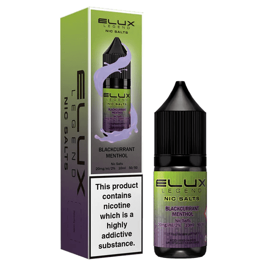 Shop Elux Legend Nic Salts Liquid - Blackcurrant Menthol