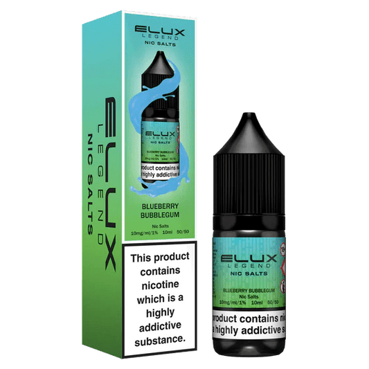 Shop Elux Legend Nic Salts Liquid - Blueberry Bubblegum