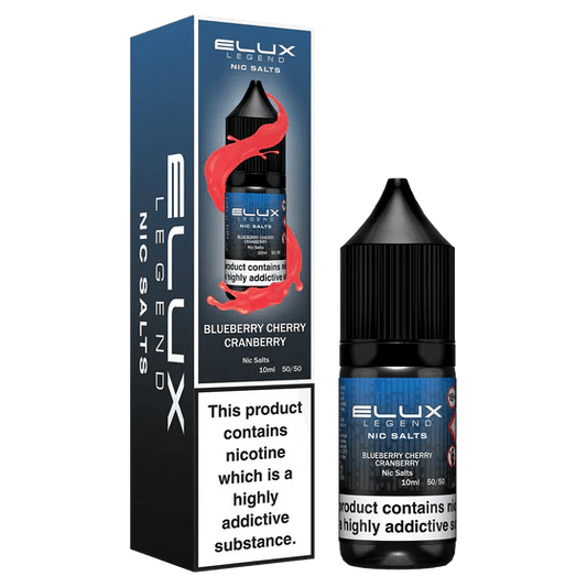 Shop Elux Legend Nic Salts Liquid - Blueberry Cherry Cranberry