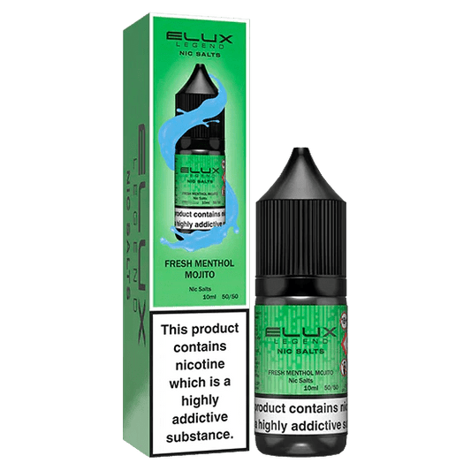 Shop Elux Legend Nic Salts Liquid - Fresh Menthol Mojito