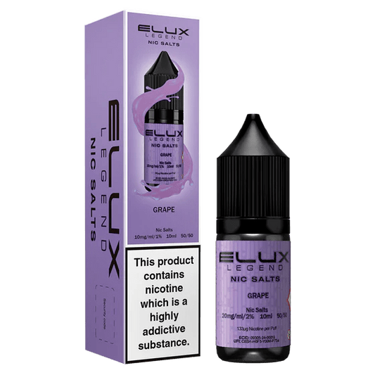 Shop Elux Legend Nic Salts Liquid - Grape