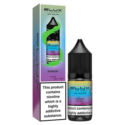 Shop Elux Legend Nic Salts Liquid - Rainbow