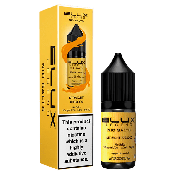 Shop Elux Legend Nic Salts Liquid - Straight Tobacco