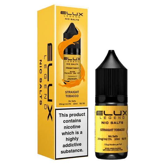 Shop Elux Legend Nic Salts Liquid - Straight Tobacco