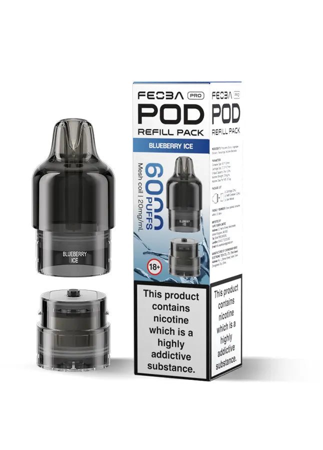 Shop Feoba Pro 6000 Pods - Blueberry Ice