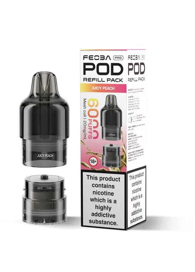 Shop Feoba Pro 6000 Pods - Juicy Peach