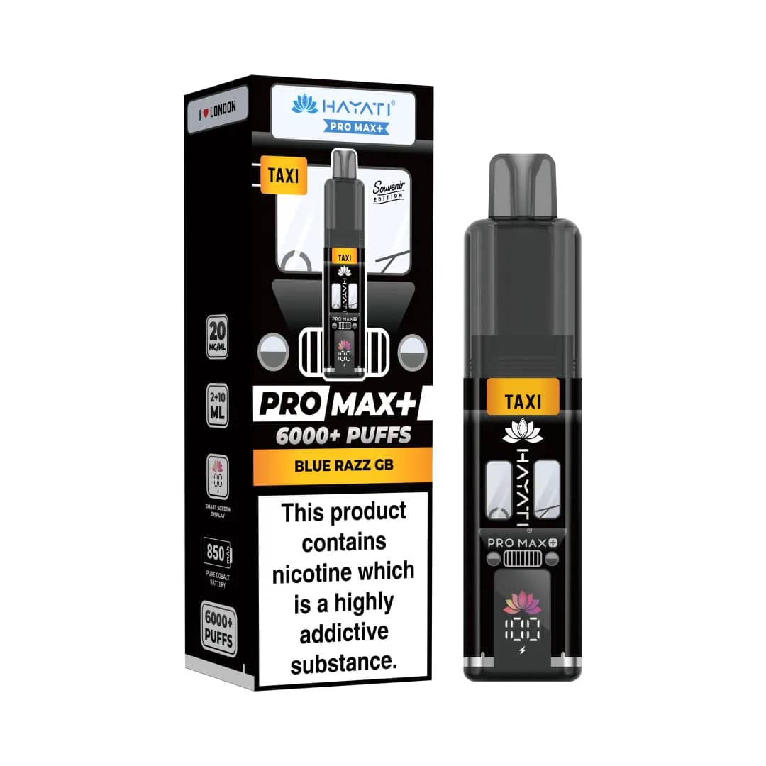Shop Hayati Pro Max+ 6000 - Blue Razz GB (Taxi)