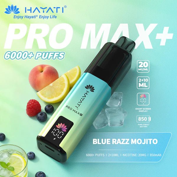 Shop Hayati Pro Max+ 6000 - Blue Razz Mojitio