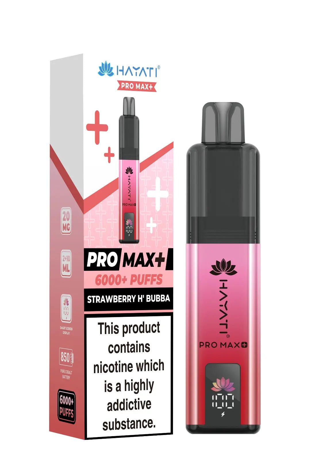 Shop Hayati Pro Max+ 6000 - Strawberry Hubba Bubba