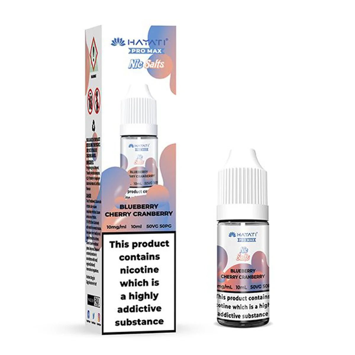 Shop Hayati Pro Max Nic Salts E - liquids - Blueberry Cherry Cranberry