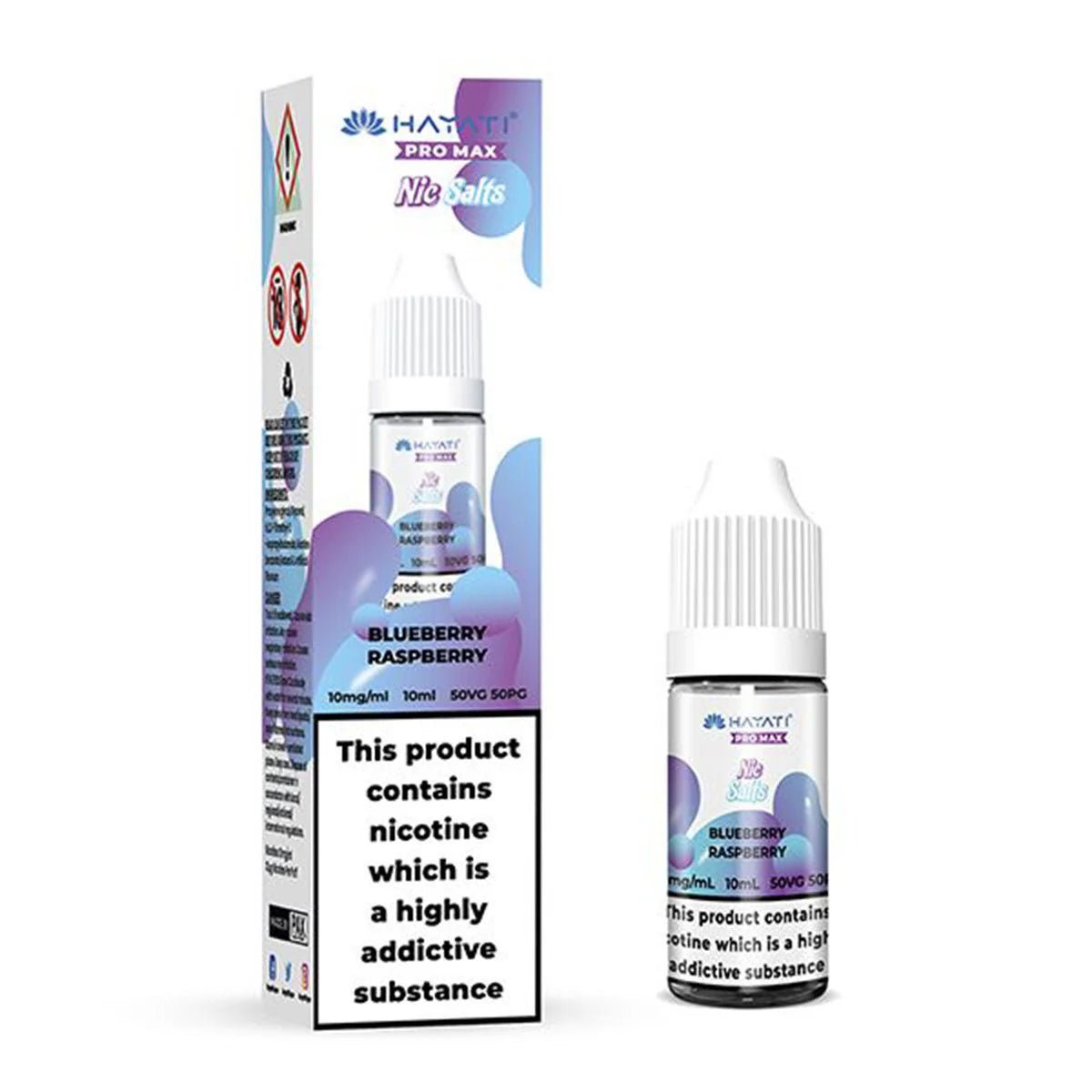 Shop Hayati Pro Max Nic Salts E - liquids - Blueberry Raspberry