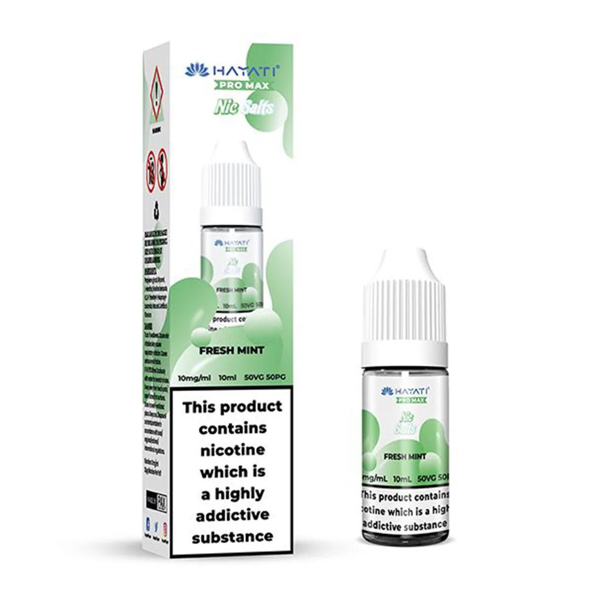 Shop Hayati Pro Max Nic Salts E - liquids - Fresh Mint