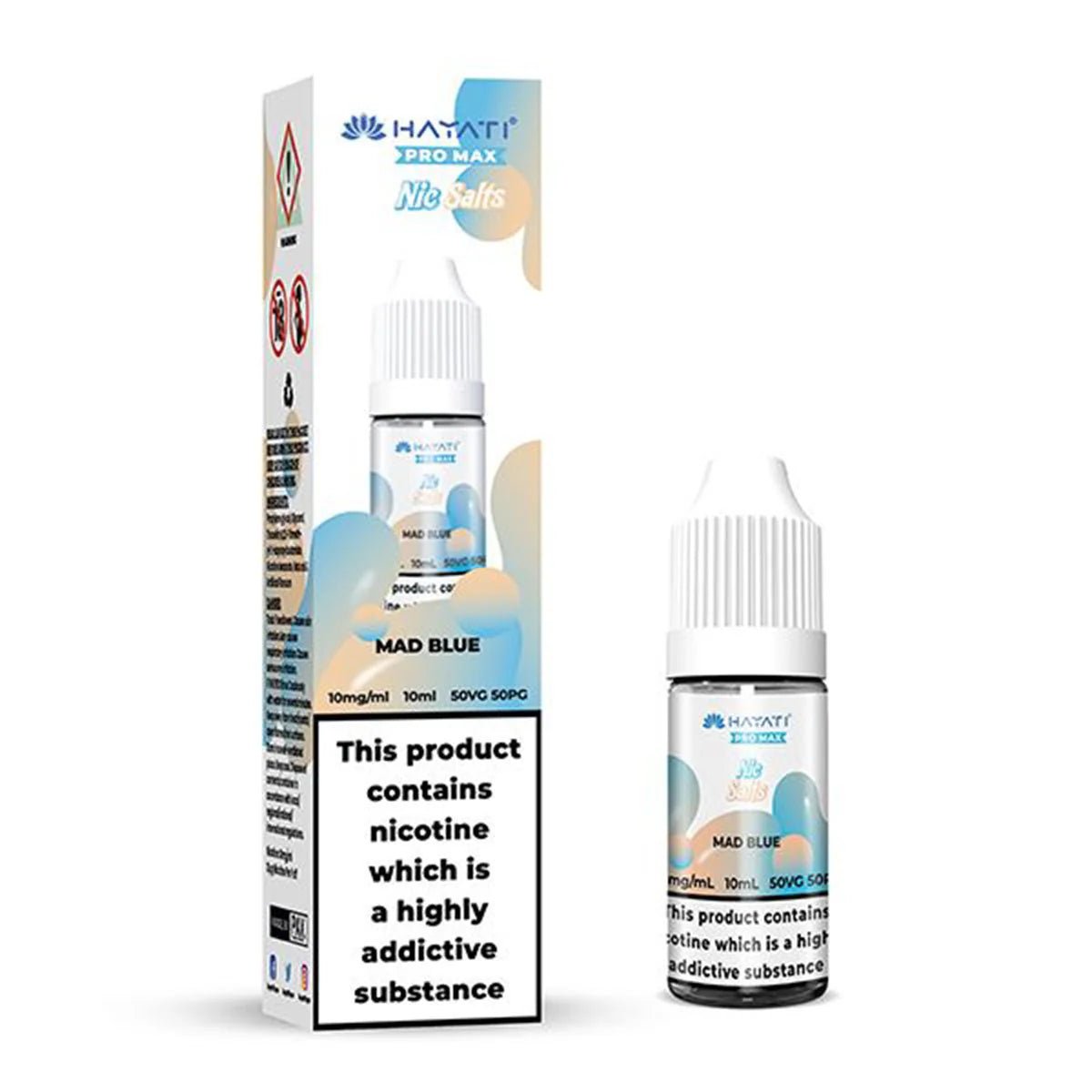 Shop Hayati Pro Max Nic Salts E - liquids - Mad Blue