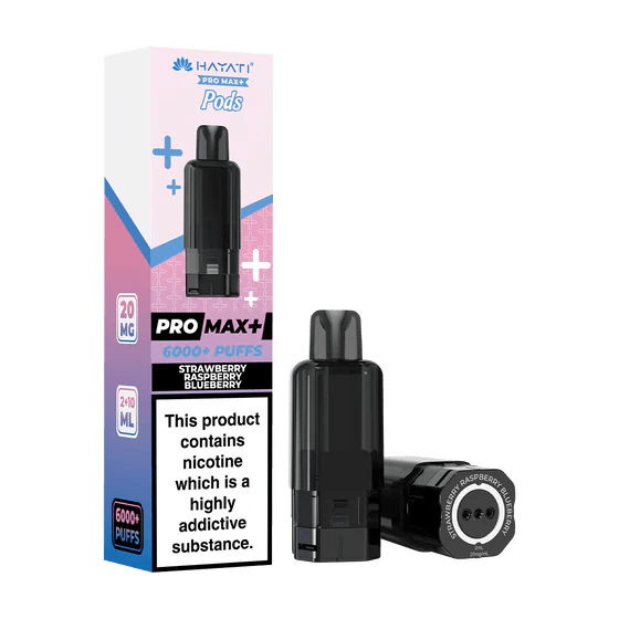 Shop Hayati Pro Max Plus 6K Pods - Strawberry Raspberry Blueberry