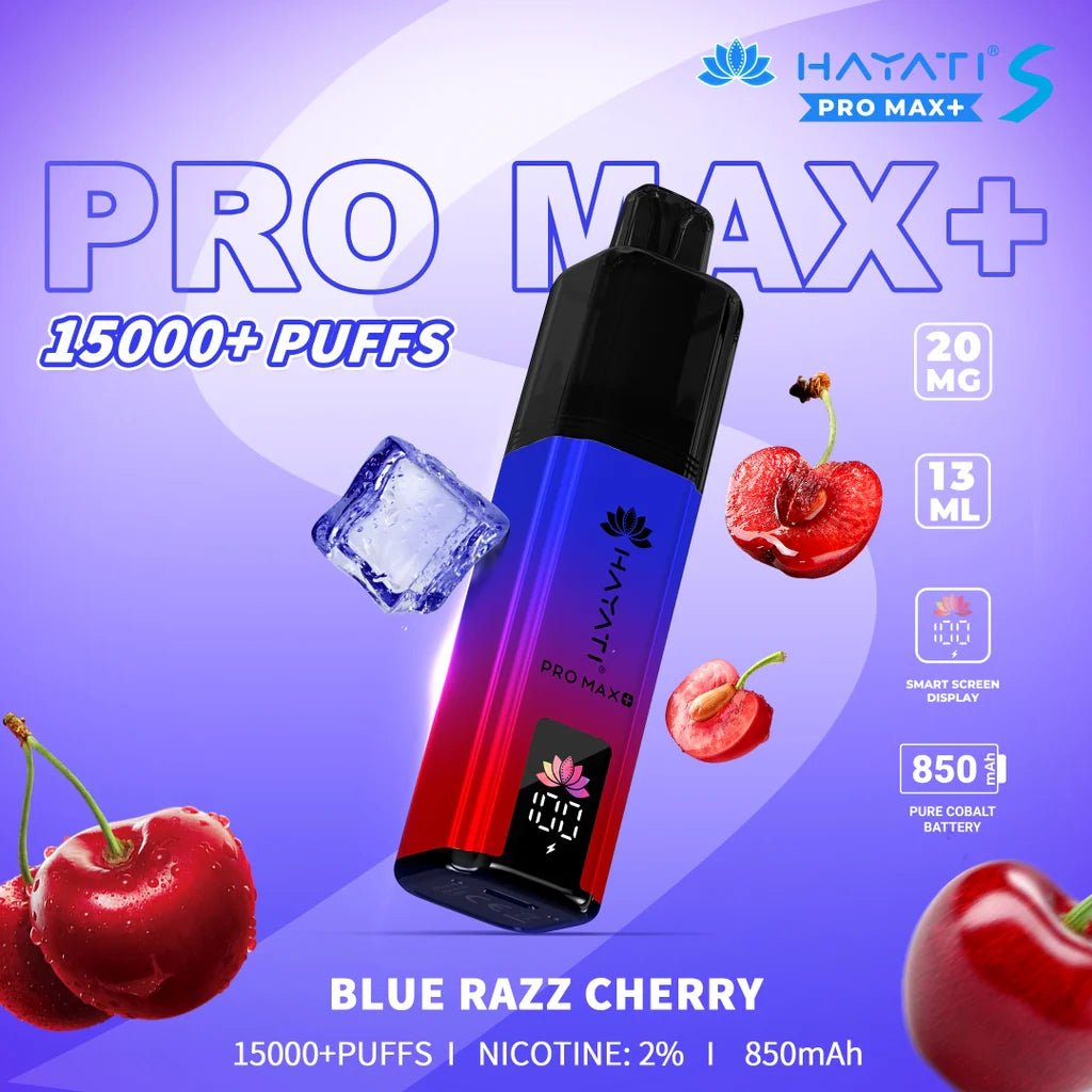 Shop Hayati Pro Max + Plus S 15000 Refill Pods - Blue Razz Cherry