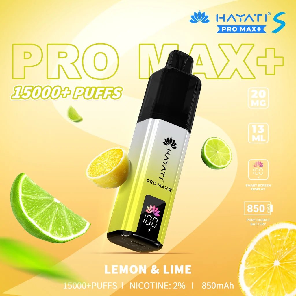 Hayati Pro Max + Plus S 15000 Refill Pods - Lemon Lime Lowest Price ! Hayati Pro Max + Plus S 15000 Refill Pods - Lemon Lime Lowest Price !