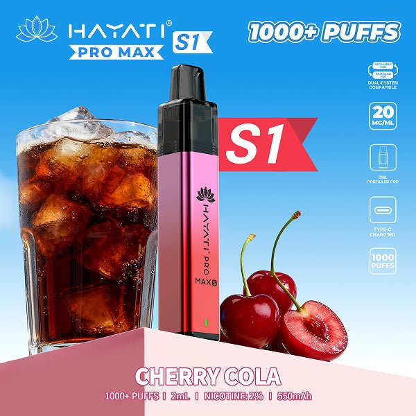 Shop Hayati Pro Max S1 - Cherry Cola