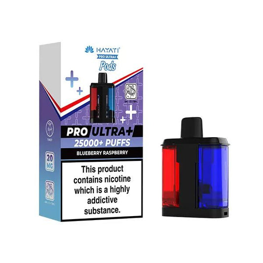Shop Hayati Pro Ultra Plus 25k Pods - Blue Raspberry
