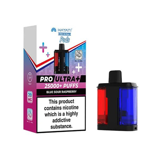 Shop Hayati Pro Ultra Plus 25k Pods - Blue Sour Raspberry