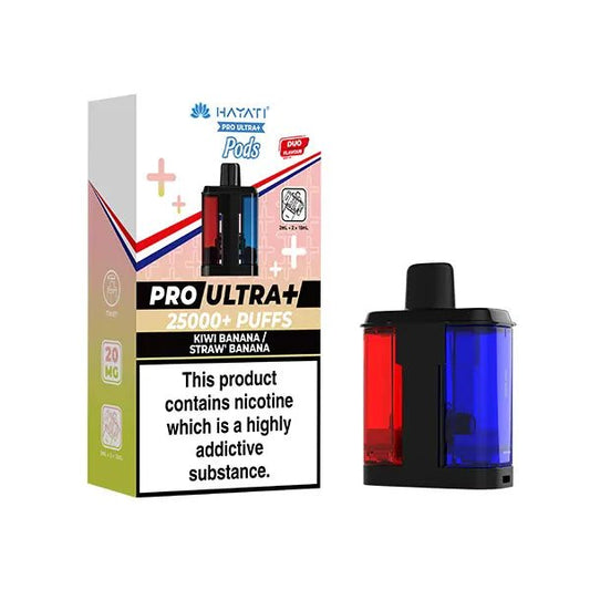 Shop Hayati Pro Ultra Plus 25k Pods - Kiwi Banana / Straw' Banana