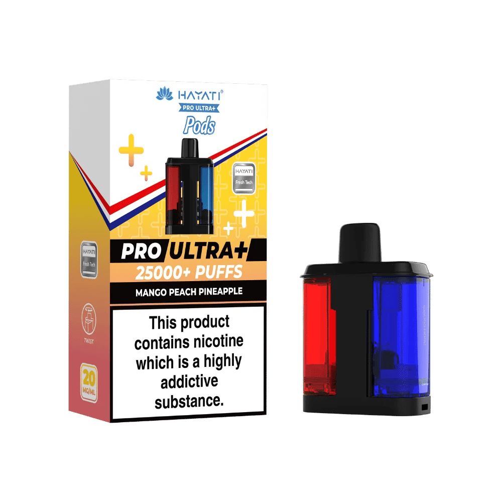 Shop Hayati Pro Ultra Plus 25k Pods - Mango Peach Pineapple