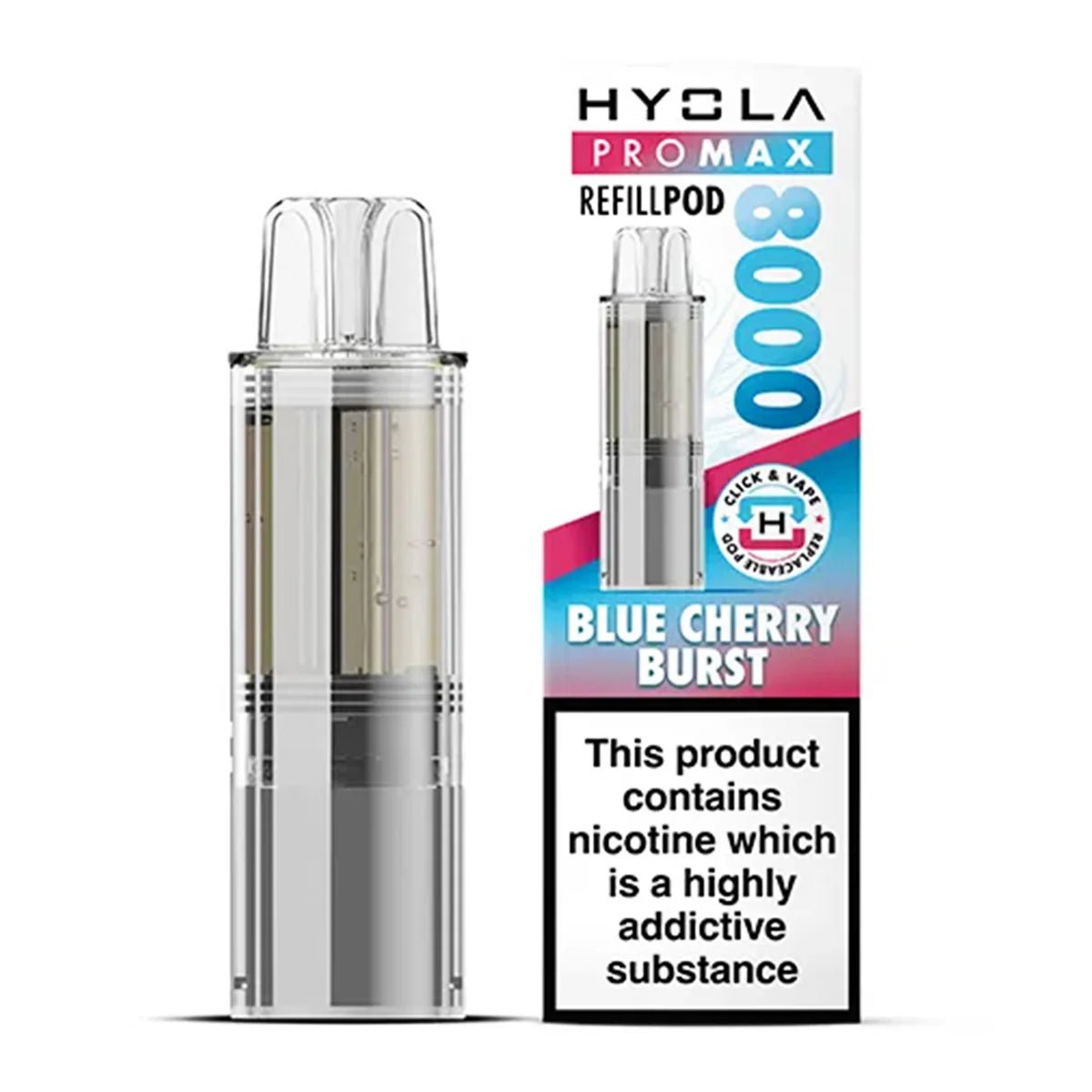 Shop Hyola Pro Max 8000 Refill Pods - Blue Cherry Burst