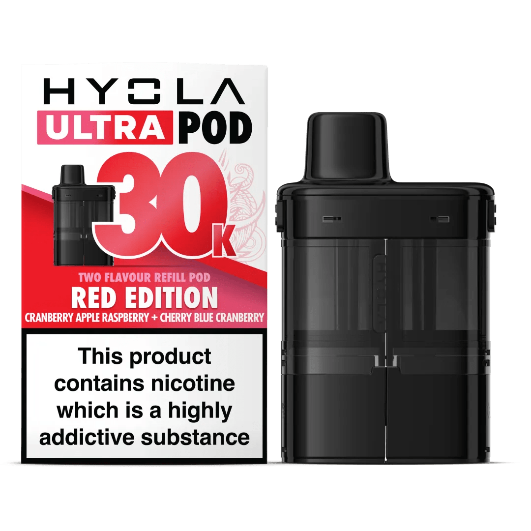 Shop Hyola Ultra 30K Replacement Pods - Red Edition