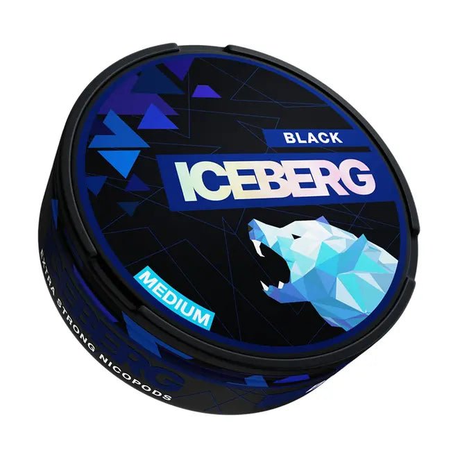 Shop Iceberg Nicotine Pouches Black Medium - 12mg