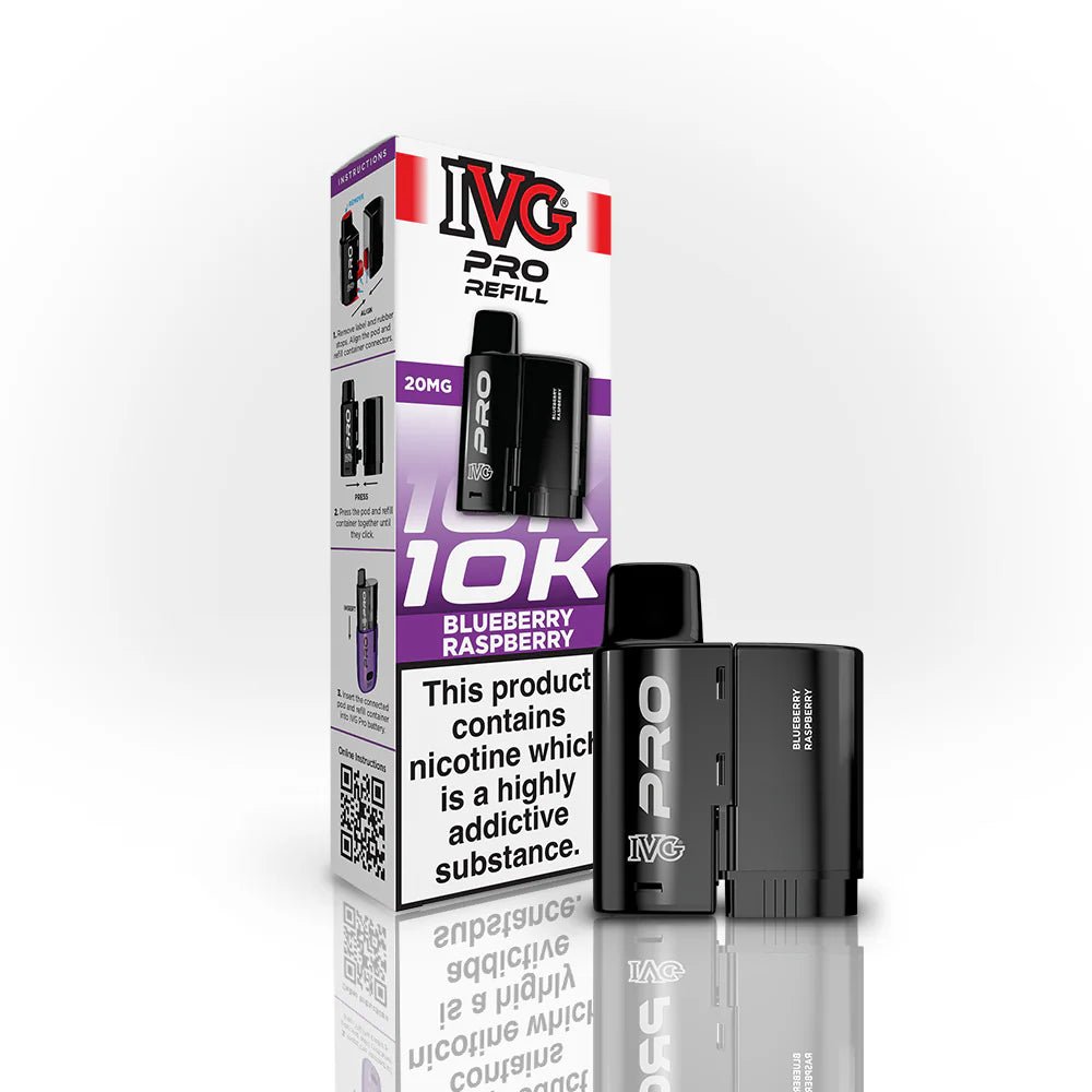 Shop IVG Pro 12 Pods - Blueberry Raspberry - Pack of 5