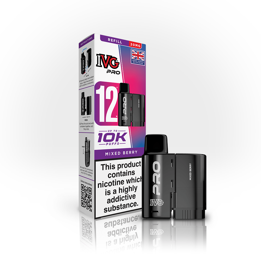 Shop IVG Pro 12 Pods - Mixed Berry