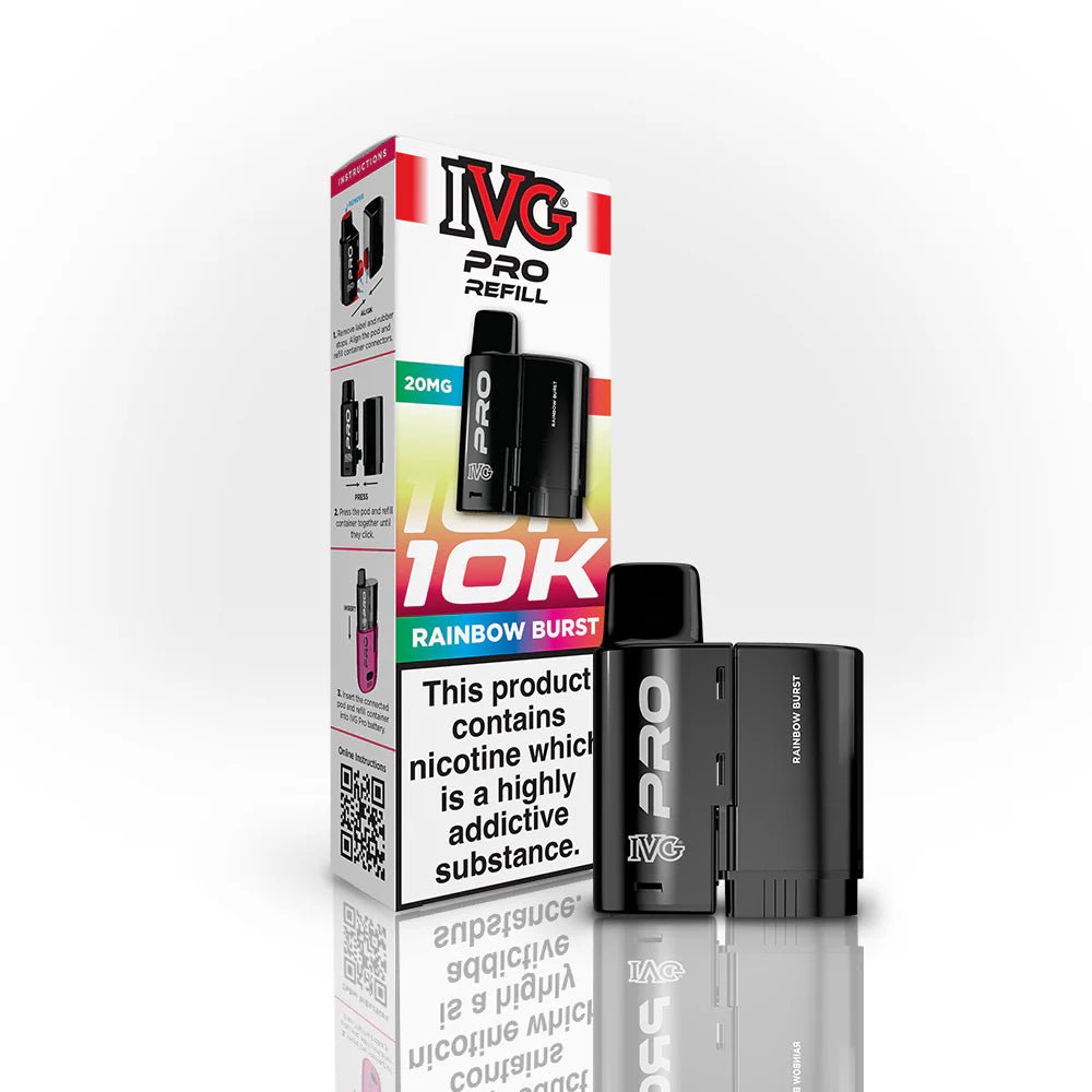 Shop IVG Pro 12 Pods - Rainbow Burst - Pack of 5