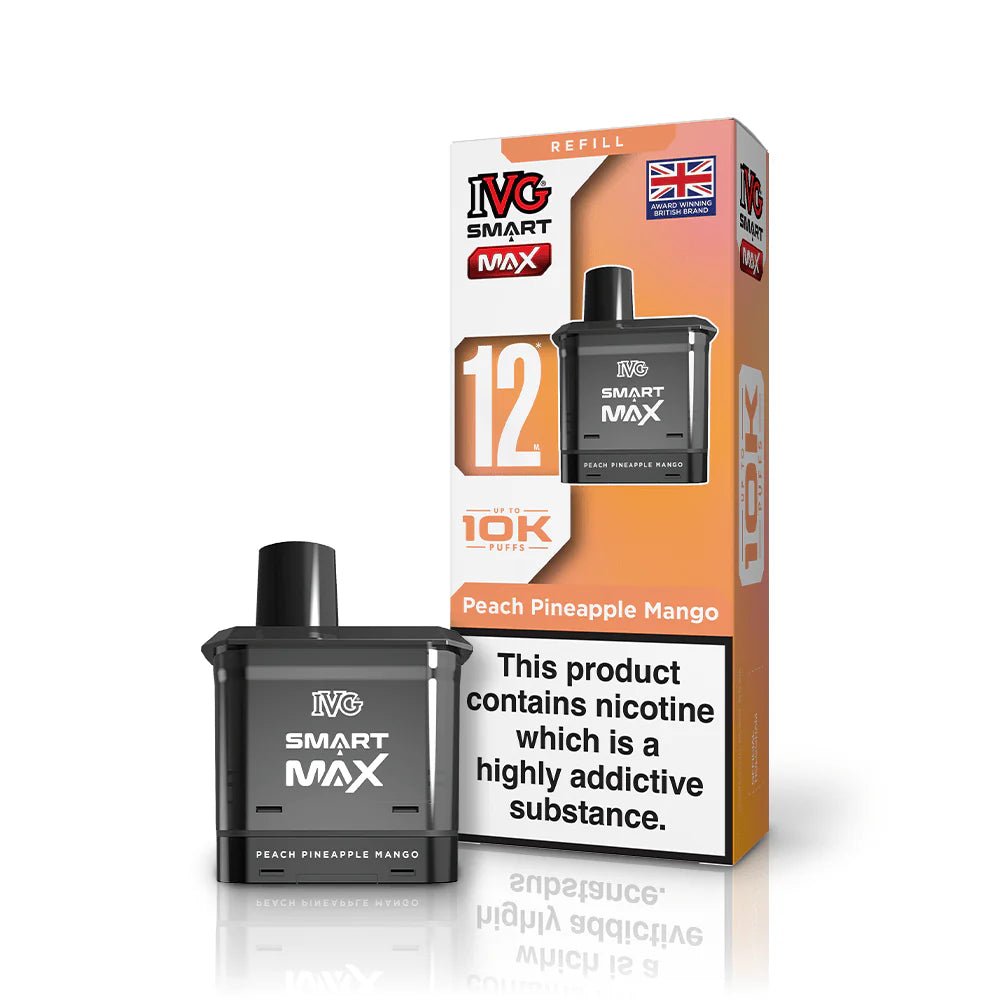 Shop IVG Smart Max 10k Replacement Pods - Peach Pineapple Mango