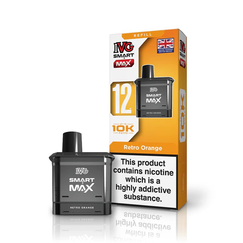 Shop IVG Smart Max 10k Replacement Pods - Retro Orange
