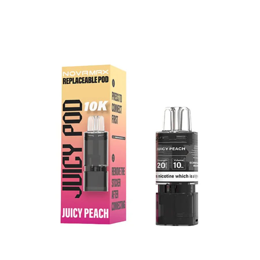 Shop Juicy Pod Novamax 10k Pods - Juicy Peach