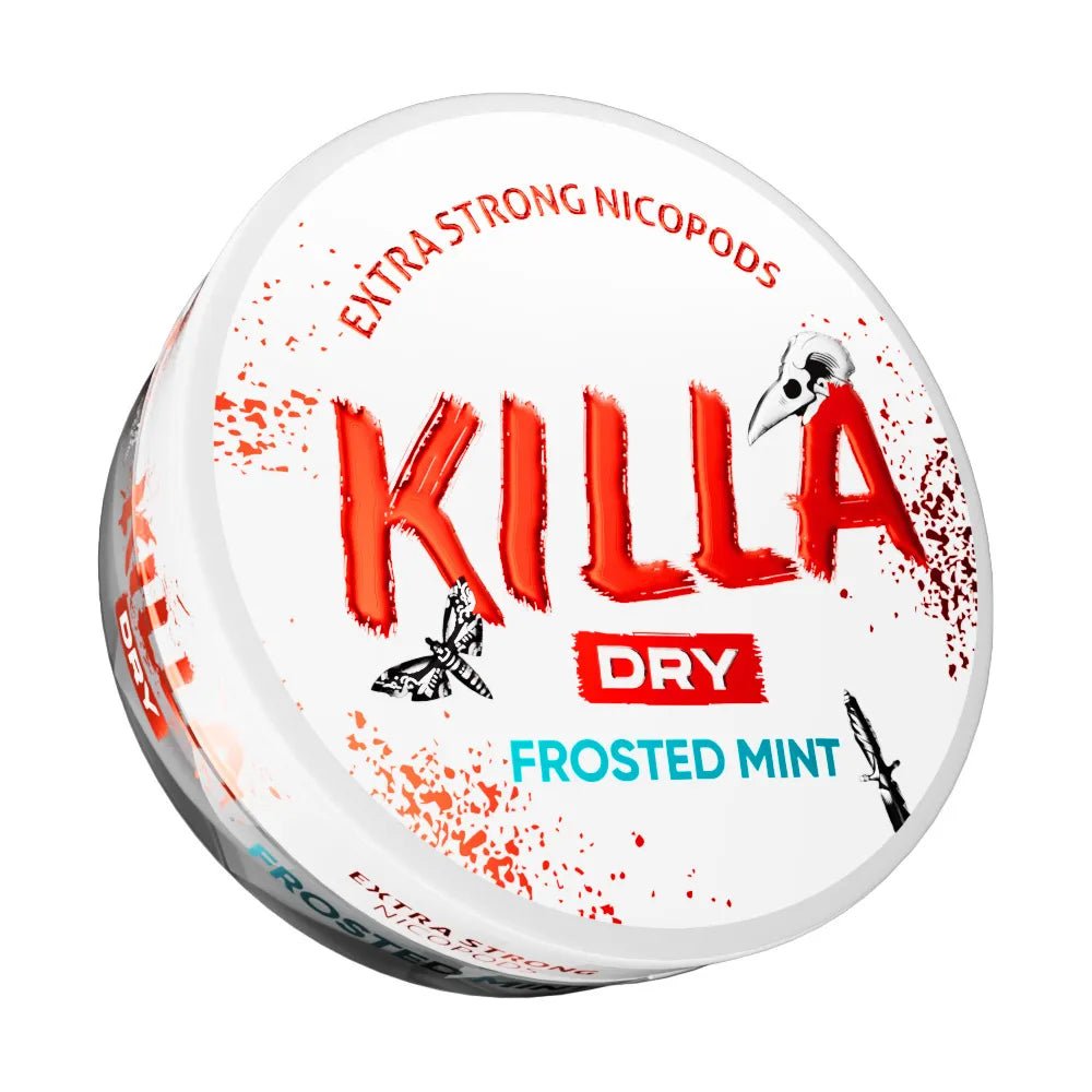 Shop Killa Dry Nicotine Pouches Frosted Mint - 9.6mg