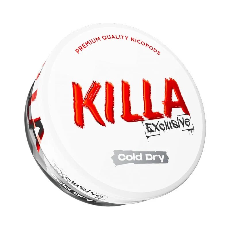 Shop Killa Exclusive Nicotine Pouches Cold Dry - 13.2mg